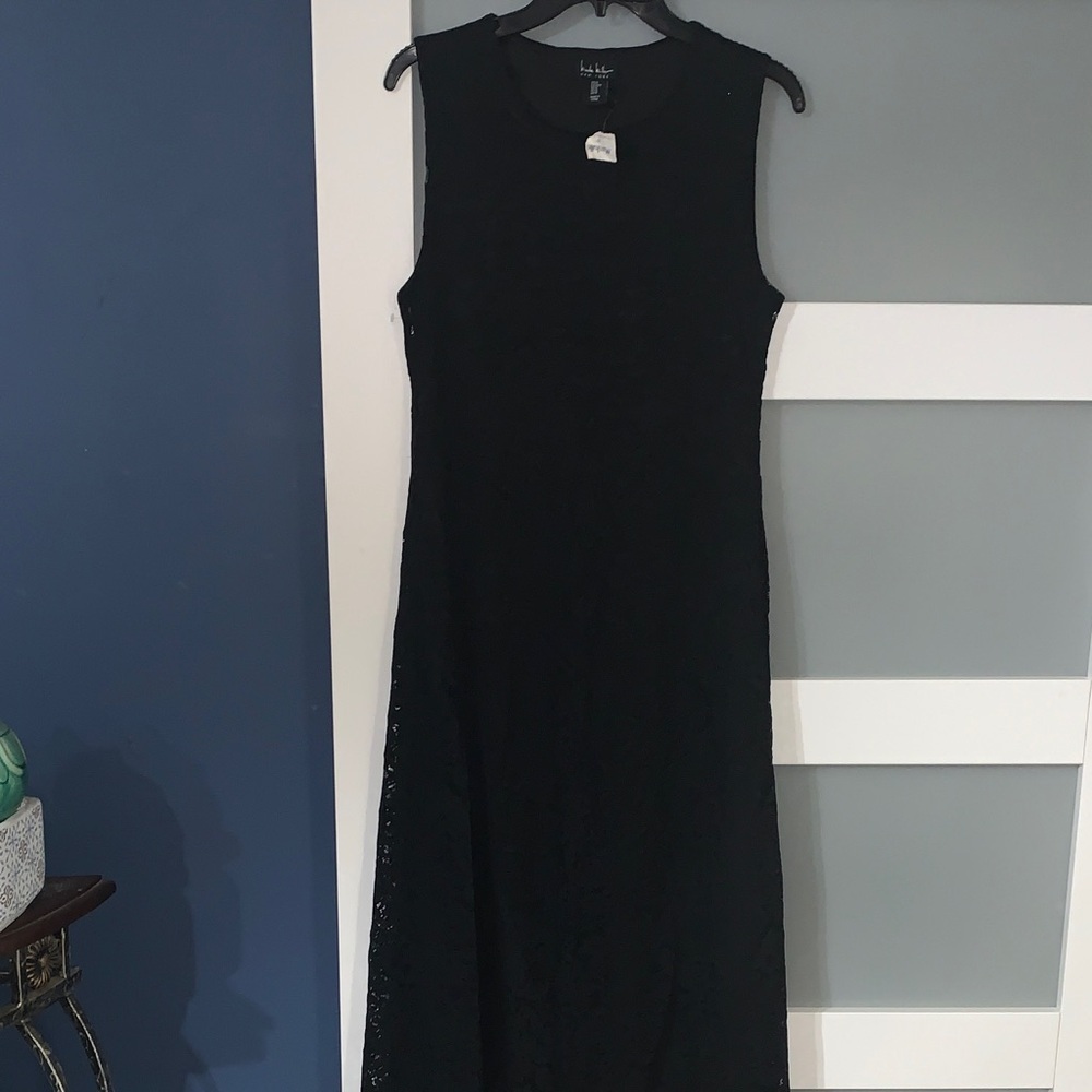 Elegant Black Sleeveless Dress